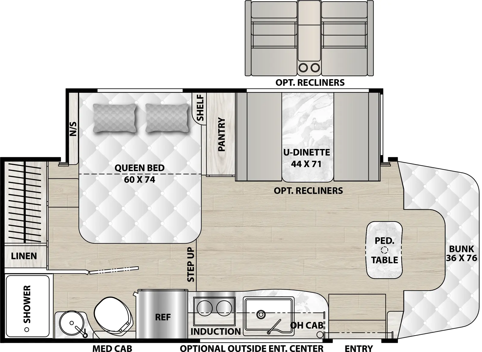 Prism 24FSE Floorplan